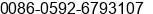 Fax number of Mr. Jack zheng at xiamen