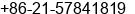 Fax number of Mr. Shuli Pan at Shanghai