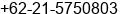 Fax number of Mr. Tommy SM at Jakarta 12930