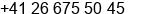 Fax number of Mr. Crausaz André at Domdidier