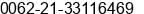 Fax number of Master H.A. Purnomo at Kabupaten Tangerang