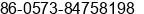 Fax number of Ms. Sherry Sun at Jiaxing