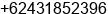 Fax number of Mr. Frelly Kaunang at Manado