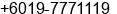 Mobile number of Mr. Wa Wah at Johor Bahru