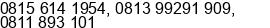 Mobile number of Mr. VIKRY at Jakarta