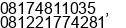 Mobile number of Mrs. Alina at Jakarta