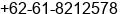 Phone number of Master Alie at MEDAN