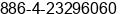 Phone number of Ms. Sharon Liu at Taichung City