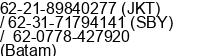 Phone number of Mr. Timan Haditio at Cikarang, Bekasi