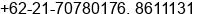 Phone number of Mr. VIKRY at Jakarta