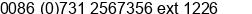 Phone number of Mr. jack zhao at shaoshan