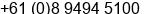 Phone number of Mr. Mandy Bond at Perth