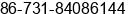 Phone number of Mr. Otto Ray at Changsha