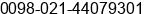 Phone number of Mrs. Shabnam Ghadamyari at Tehran