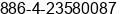Phone number of Mr. Douglas Chia at TAICHUNG 